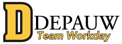 DePauw #TeamWorkday Logo