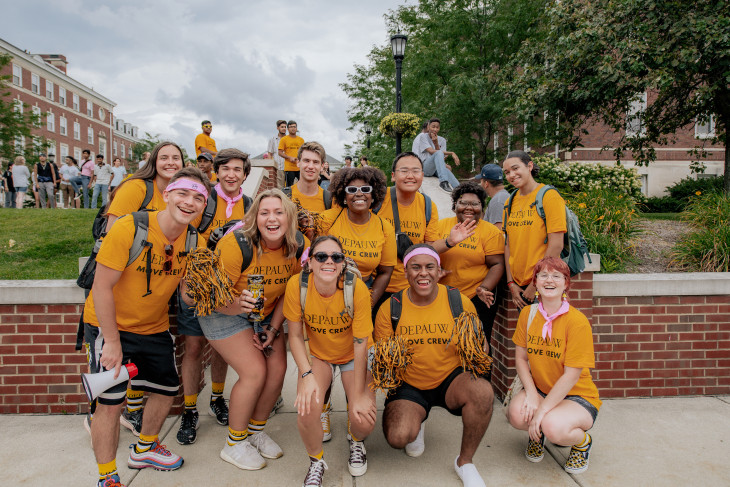 Opening week at DePauw draws a fun crowd of leaders