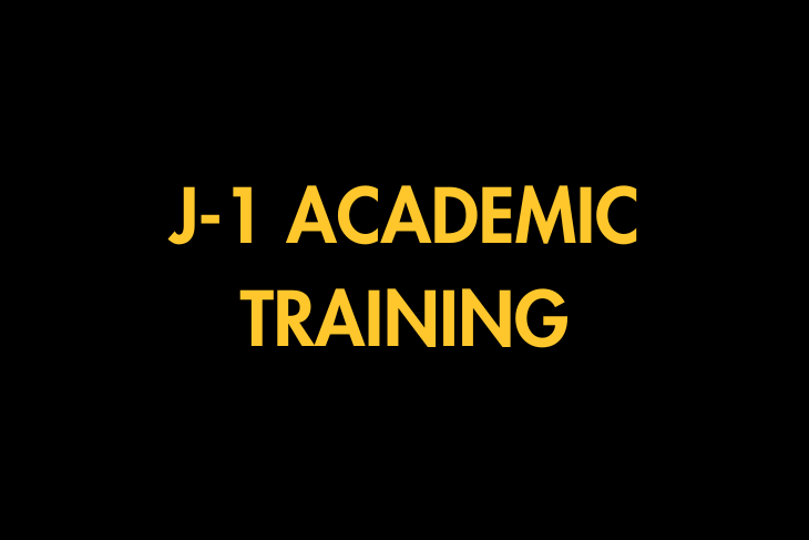 j-1 academic training