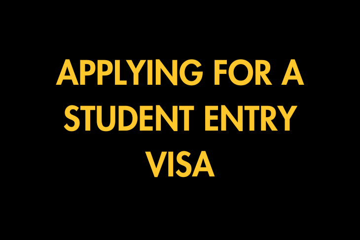 Apply for a Student Entry Visa