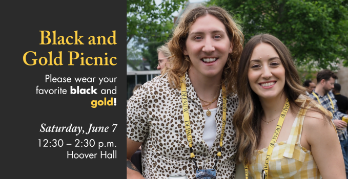 Black and Gold Picnic on Saturday, June 7