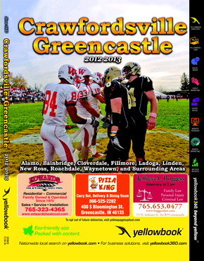 Monon Bell Classic Featured on Phone Book Cover - DePauw University